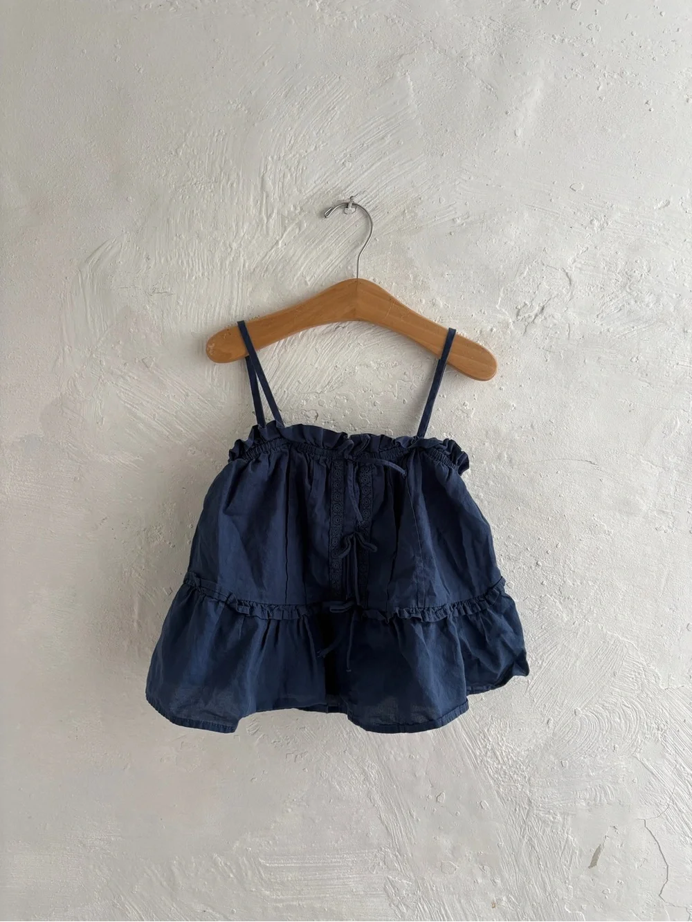 100% cotton navy cat & jack boho tank top